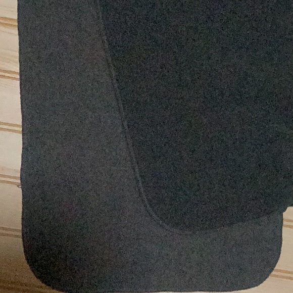 Lands End Gray Grey Two Tone Fleece Unisex Scarf - Picture 3 of 6